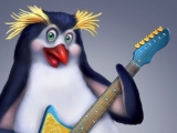 Пингвин гитарист