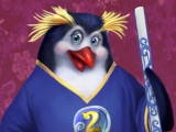 Пингвин хоккист